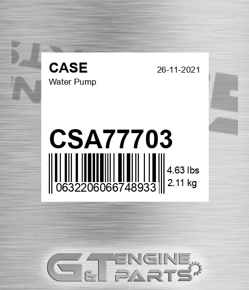 CSA77703 Water Pump