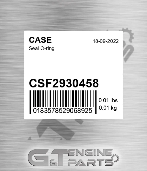 CSF2930458 Seal O-ring