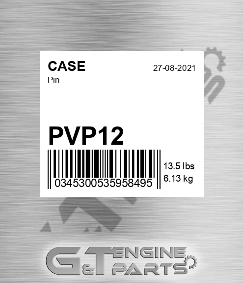 PVP12 CASE Pin