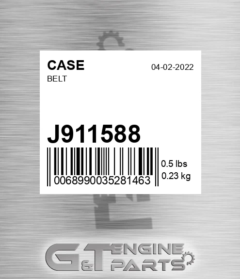 J911588 Belt