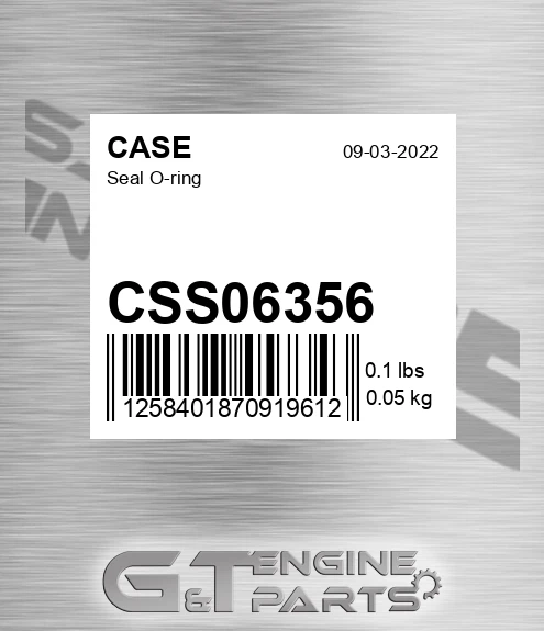 CSS06356 Seal O-ring