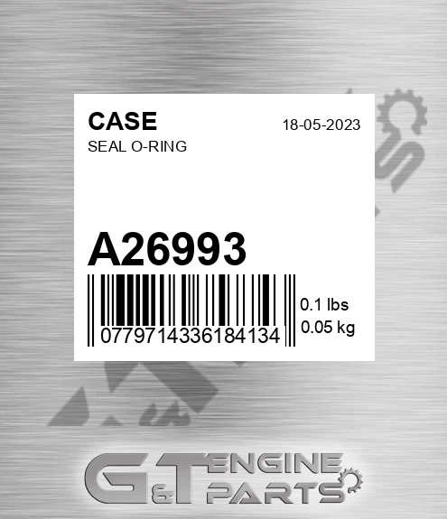 A26993 Seal O-ring
