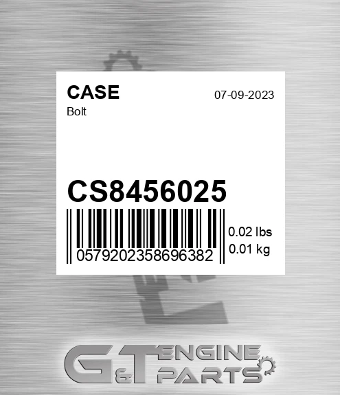 CS8456025 Bolt
