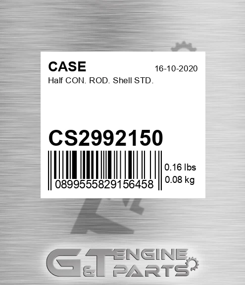 CS2992150 Half Con. Rod. Shell Std.