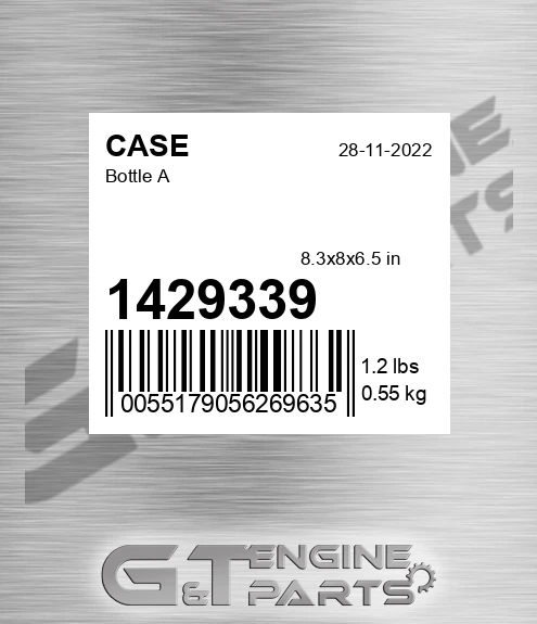 1429339 CASE Bottle A