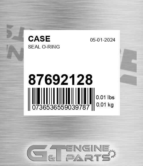 87692128 CASE Seal O-ring