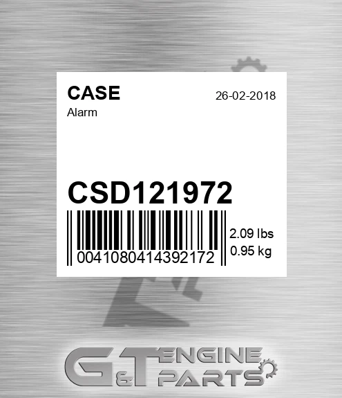 CSD121972 Alarm