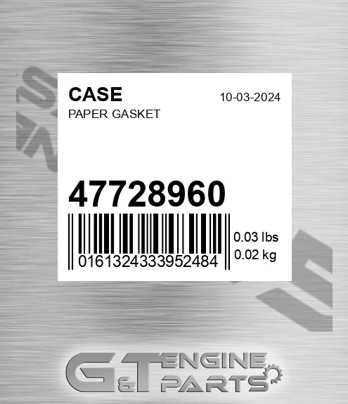 47728960 Paper Gasket