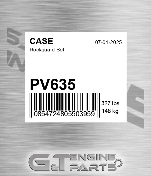 PV635 CASE Rockguard Set