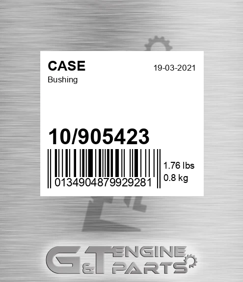 10/905423 CASE Bushing