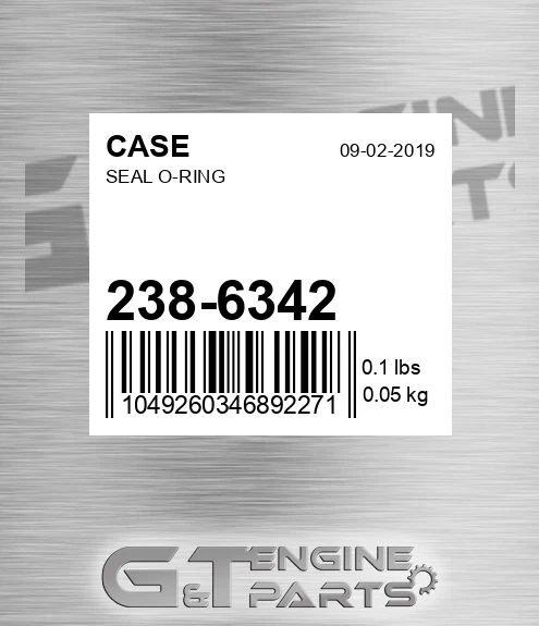 238-6342 Seal O-ring