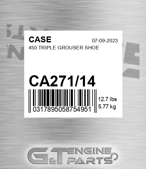 CA271/14 450 Triple Grouser Shoe