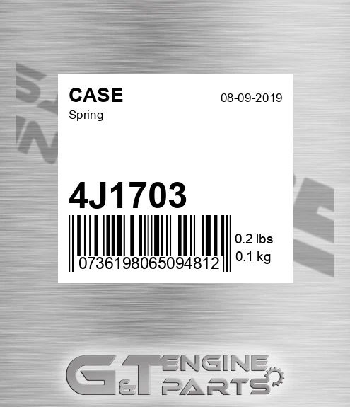 4J1703 Spring