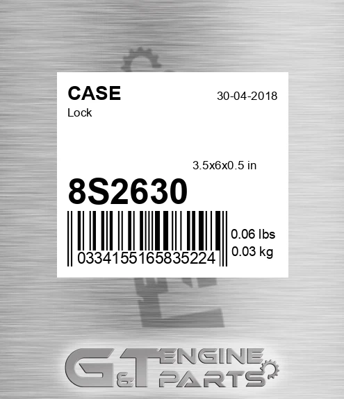 8S2630 Lock