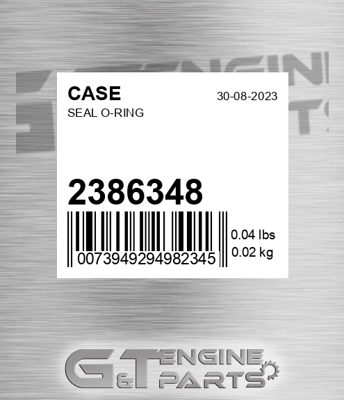 238-6348 Seal O-ring