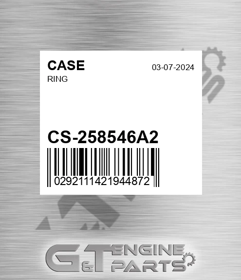 CS-258546A2 CASE Ring