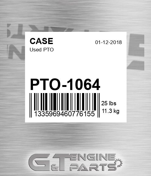 PTO-1064 Used Pto for CASE
