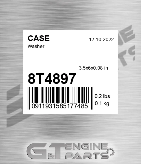 8T4897 Washer