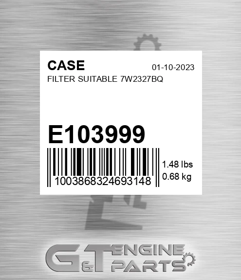 E103999 CASE Filter Suitable 7w2327bq