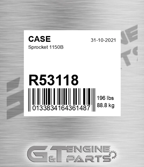 R53118 Sprocket 1150b