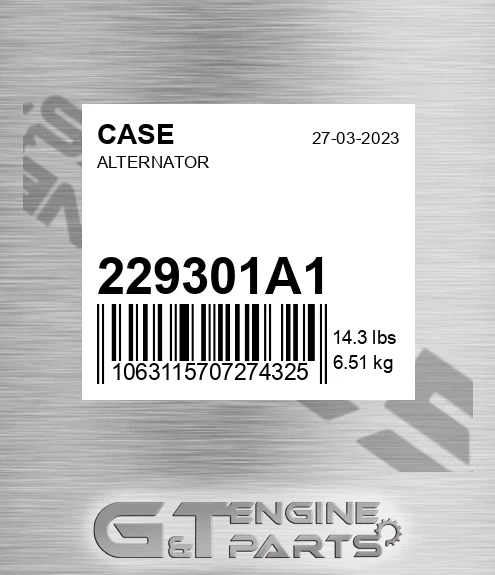 229301A1 Alternator