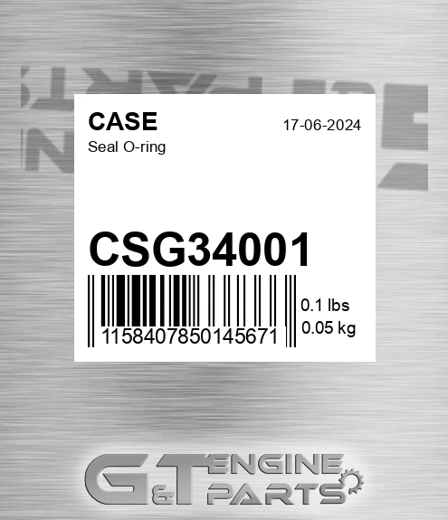 CSG34001 Seal O-ring