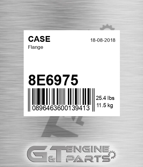 8E6975 CASE Flange