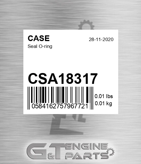 CSA18317 Seal O-ring