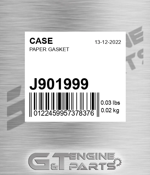 J901999 Paper Gasket