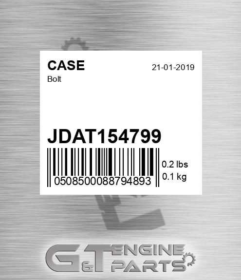 JDAT154799 Bolt