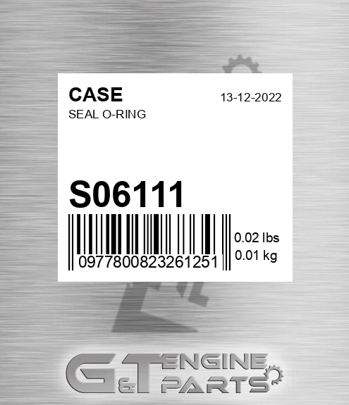 S06111 Seal O-ring