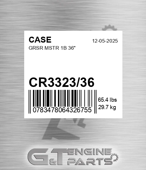CR3323/36 Grsr Mstr 1b 36"