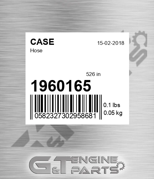 1960165 CASE Hose