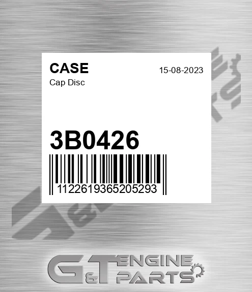 3B0426 Cap Disc