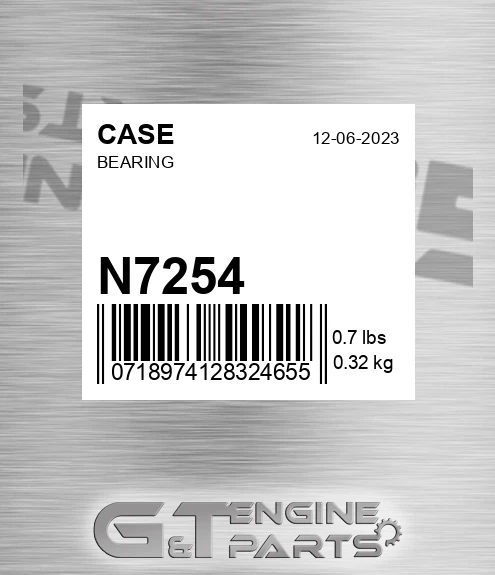 N7254 CASE Bearing