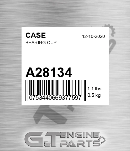 A28134 CASE Bearing Cup