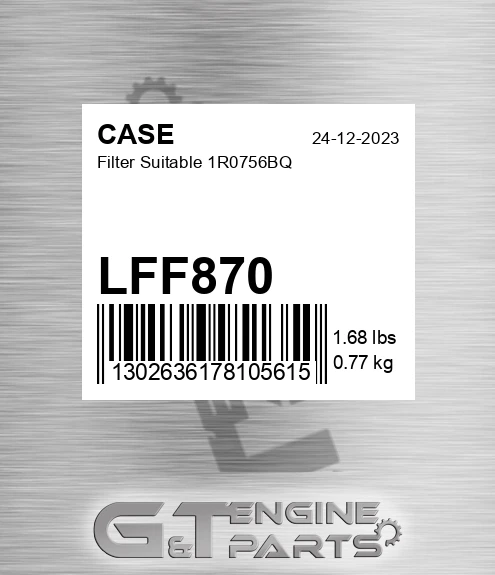 LFF870 Filter Suitable 1r0756bq