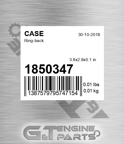 1850347 CASE Ring-back