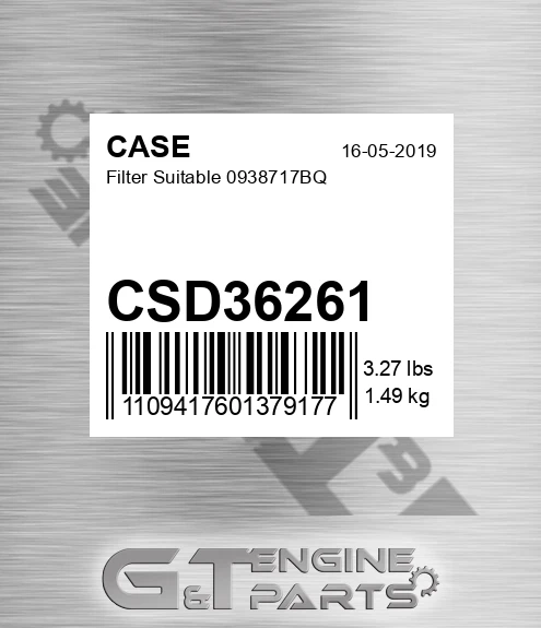 CSD36261 Filter Suitable 0938717bq