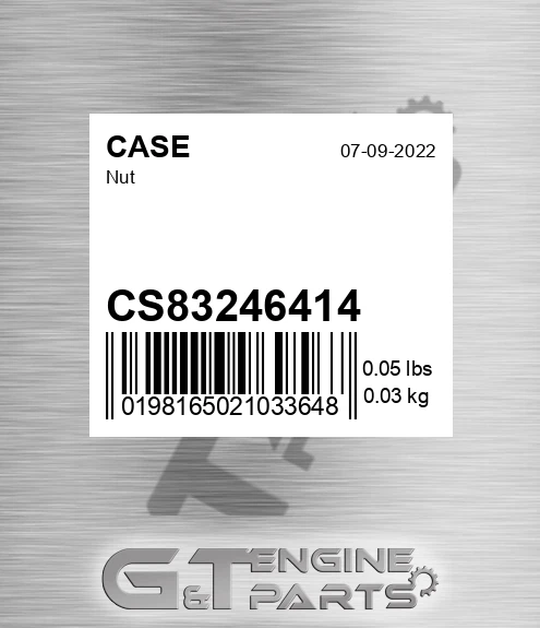 CS83246414 Nut