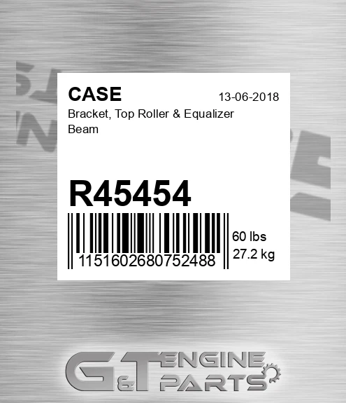 R45454 CASE Bracket, Top Roller & Equalizer Beam