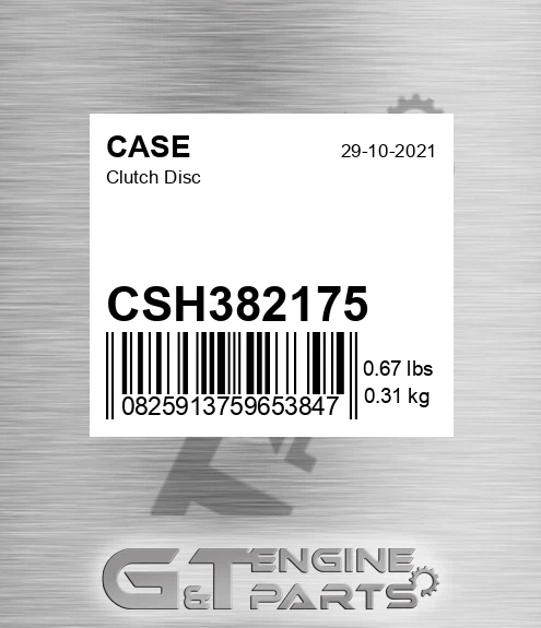CSH382175 Clutch Disc