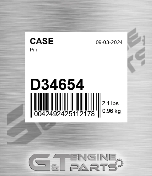 D34654 Pin for CASE