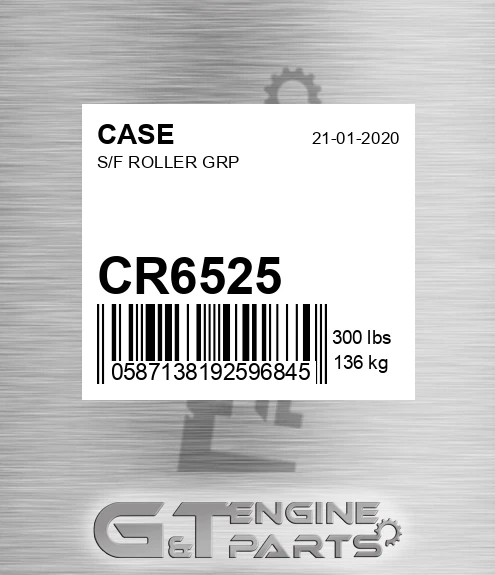 CR6525 CASE S/f Roller Grp