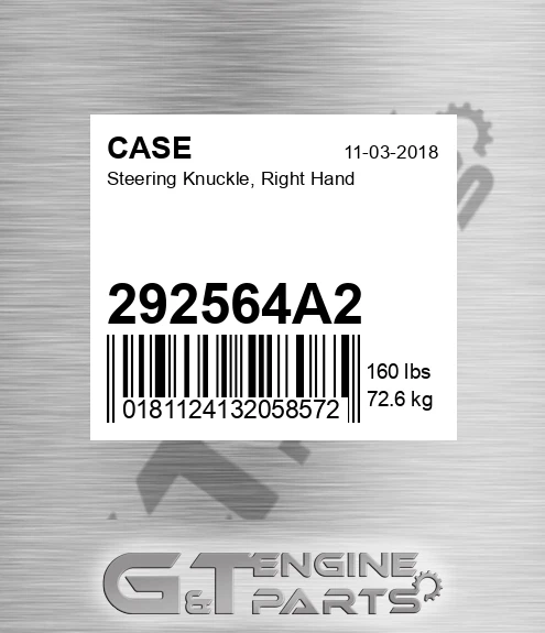 292564A2 Steering Knuckle, Right Hand