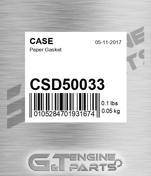 CSD50033 Paper Gasket