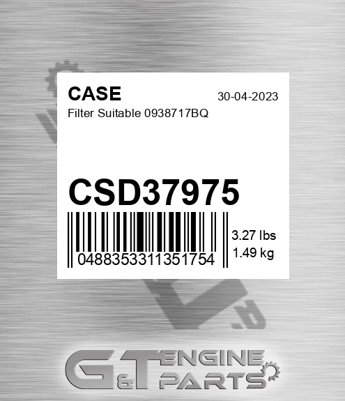 CSD37975 Filter Suitable 0938717bq