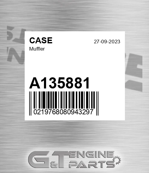 A135881 Muffler