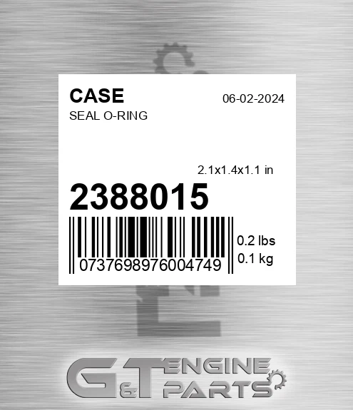 238-8015 Seal O-ring