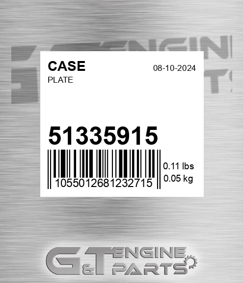 51335915 Plate